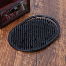 Pocket Travel Hair Comb Brush Men Beard Mustache Palm Scalp Massage Black Fad