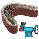 10pcs 2"x 27" Sanding Abrasive Belts 60/120/150/240 Grit For Sander Grinding