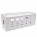 Rectangular Cable Storage Box Wire Management Socket Power Strip Cord Stora