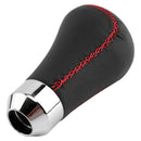 5 Speed Universal Black Leather Stitcher Manual Car Gear Stick Shift Knob S