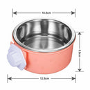 Stainless Steel Removable Crate Bowl For Dogs, Cats, Small Animals,14 Oz Pi X7N5