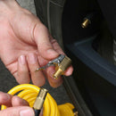 Car 8mm Tyre Wheel Tire Air Chuck Inflator Pump Valve Clip Clamp Connector A Ew