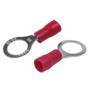 25pcs Insulated Crimp Ring Terminal Wire Connector 22-16AWG M6