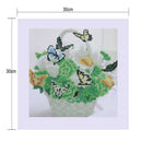 Butterfly Basket 5D Diamond DIY Painting Craft Kit Home Decor