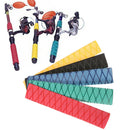 2 Fishing Rod Pole Handle Non Slip Textured Heat Shrink Tubing Sleeves 35mm
