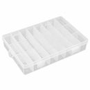Adjustable 24 Compartment Slot Plastic Storage Box Jewelry Tool Container K8R7