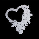 Novelty Hollow Out Heart Cutting Dies Stencils Scrapbooking Card Photo Album M&E