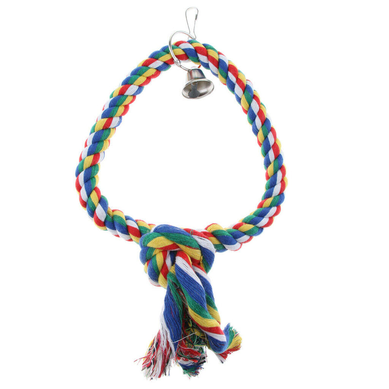 Birds Hanging Swing Toys Bird Parrots Cage Accessory Great For Cage Decor