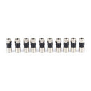 10X RG6 F Type Compression 2.7cm high quality Snap Seal Plug Connector H TwJ Kw