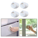 4x Round Self-Stick Cabinet Drawer Handle Helper Auxiliary Door Window  UWK
