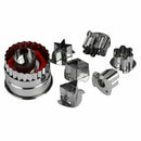 7pcs Stainless Steel Biscuit Pastry Cookie Cutter Cake Decor Baking Mould BXQ