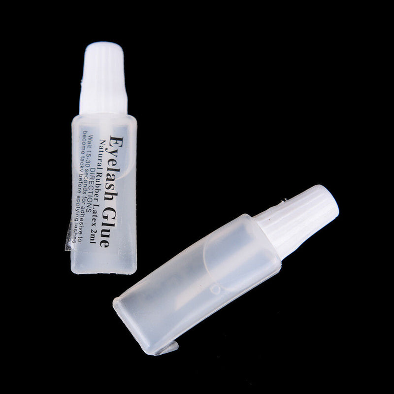 2x Women False Makeup Fashion Favor Adhesive Eyelash Double Eyelid Glue Clear SE