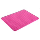 2pcs/set Leather Nail Art Pillow+Arm Rest Pad Cushion for Manicure(Rose Red A
