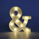 Ampersand Symbol Marquee Letter Lights Alphabet Light Up Sign for Wedding H