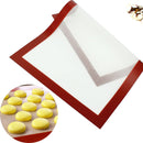No-Stick Silicone Fibreglass Baking Mat 40x30cm Tray Oven Dough Rolling Cake Mat