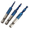 6Pcs 1/4 Hex Shank Hss Metric Thread Tap Hss Drill Bits Spiral Tap Hand Scr J4D7