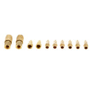 10 Pieces Quick Coupler Set Air Hose Connector Fittings Joint Rust Proof
