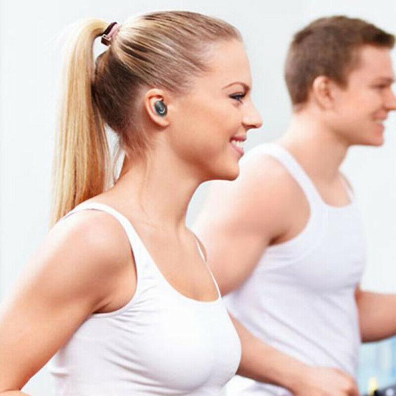 Bluetooth 5.0 Headset TWS Wireless Mini Earbuds 5D Stereo Waterproof Head QYE