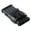 Kit 4 Pins Waterproof Electrical Wire Connector Plug