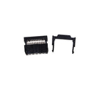10X FC-10P IDC 2.54mm Connector Female Header 10pin 2x5 JTAG ISP Socket Black â„–[