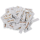 100 Pieces White Wood Buttons Flat back fits Diy Sewing Scrapbooking Crafts