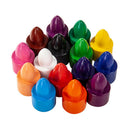 Palm-Grip Crayons Non-Toxic Paint Stackable For Toddlers Kids 15 Colors Washable