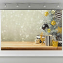 Christmas Tree Table Backgrounds Cloth Photo Studio Fabric Party Home Decor