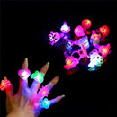 5Pcs Flashing Jelly LED Cartoon Ring Pinata Fillers Kids Girl Party Favor Bag SP