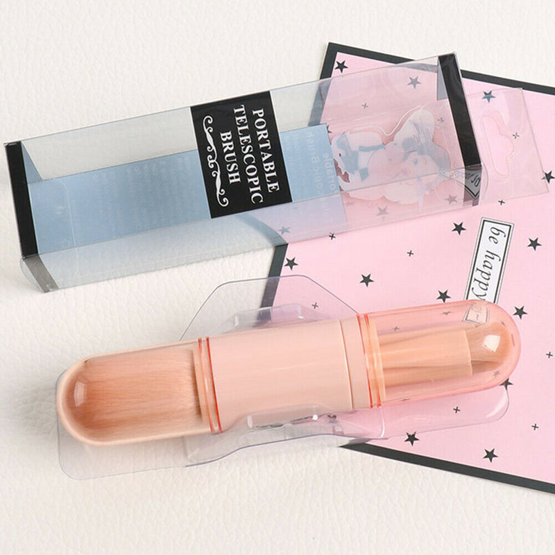 Telescopic 4 in 1 Eye Makeup Brushes Set Eyeshadow Blush Cosmetics Pens Kit