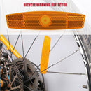 Bicycle Warning Reflector MTB Road Bike Wheel Rim Spoke Reflector (Yellow)