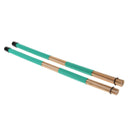 2pcs Drum Brushes Dowels Drumsticks for Drummer Drum Players Gift 40cm Green