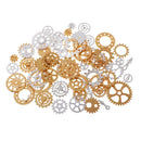 100g Alloy Gear Pendants Charms for DIY Necklace Bracelet Earrings Jewelry