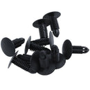 10 pcs 6 mm Drilling Diameter Plastic Rivets Close Defense Bumper Clips Pus