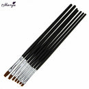 7pcs/set Nail Art Gel Design Pen PaInting Polish Brush Dotting Drawing To ZFH