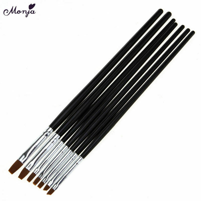 7pcs/set Nail Art Gel Design Pen PaInting Polish Brush Dotting Drawing To ZFH
