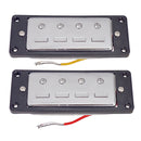 Set Mini  Pickup Bridge And Neck For 4 String Bass Guitar DIY Parts