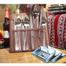 17Pcs Portable Stainless Steel Utensils Tableware Set, for Camping Hiking Home