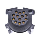 13 Pin 12V Socket Core Pole Cable EU Vehicle Bota RV Trailer Connector Adapter3C
