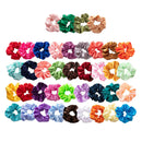 40pcs Silk Hair Scrunchies Ponytail Holder Elastic Bobbles Hair Ties Bands