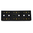 Boat Marine Circuit Terminal Block Brass Dual Bus Bar 60A DC 32V Busbar for PBT