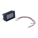 Mini Panelmeter Voltage Voltmeter DC 0 - 30V 20 mA Yellow Three Cables M6E7