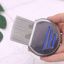 Pet Dog Cat Stainless Steel Comb Puppy Fur Hair Rake Grooming Trimmer Usefu B3B0