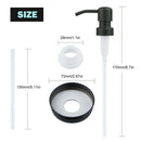 Soap Dispenser Lids Stainless Steel Lotion Dispenser Pump Replacement for M