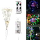 DIY 150LED String Light Battery Operated Starburst Decor Lamp (Multicolor)