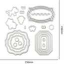 Animal Series Cut Die Stencil Embossing Template for Album (Cutting Dies) A