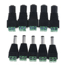 Female Male DC Power Plug Adapter for 5050 3528 5060 Single Color LED St F Kw