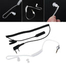 2-Pin PTT Mic Headset to 3.5mm Air Acoustic Tube Earpiece for Baofeng UV-5R