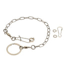 2 Pcs Pet Bird Leash Parrot Foot Chain Stainless