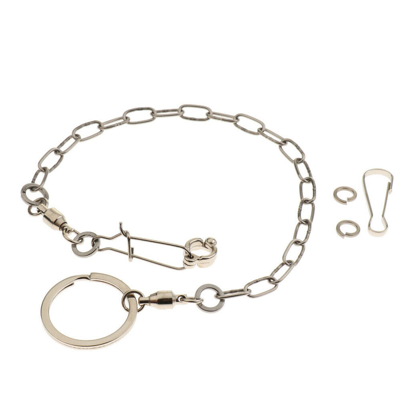 2 Pcs Pet Bird Leash Parrot Foot Chain Stainless