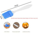 6pcs Silicone Brush, Reusable and Baking Brush for Indoor Outdoor BBQ Works on